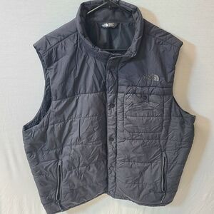 North Face Men’s Size XXL   Vest Down Jacket Black and Gray ..Polyester